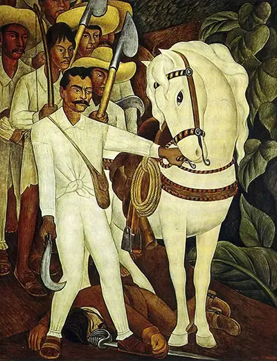 Agrarian Leader Zapata Diego Rivera